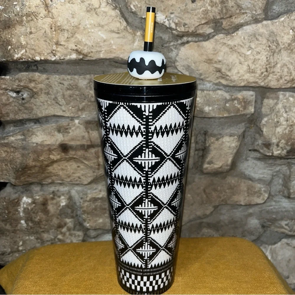 NWT Starbucks Shade Akanbi Berber Diamond Cold Cup 24oz 710ML LTD Edition